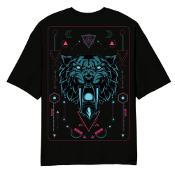 Neon Tiger Oversized T-Shirt