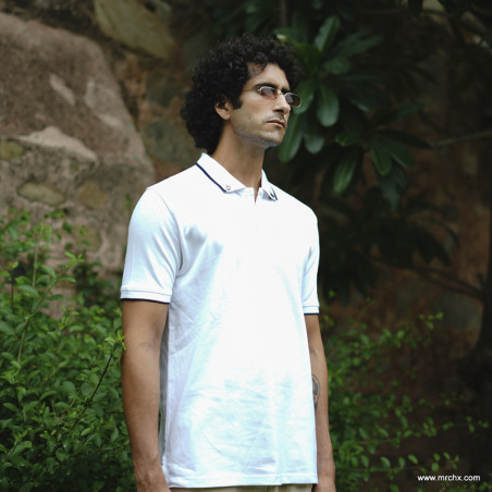 White Premium Polo